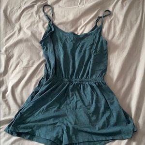 TEAL H&M ROMPER
